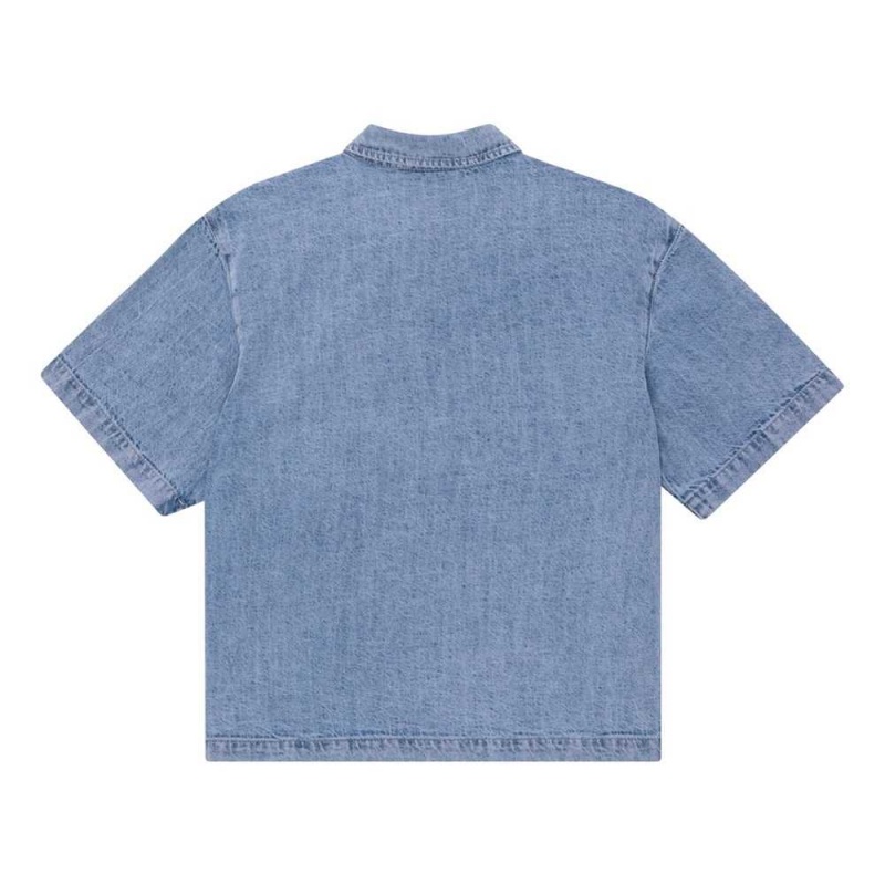 Molo Richie Pojille Shirts Bleach Denim | FI0000683