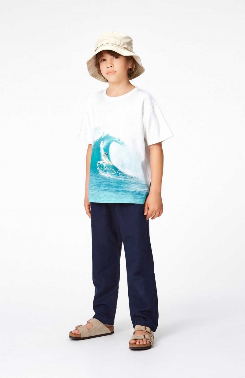 Molo Riley Pojille T Shirts Tops Big Wave | FI0000812