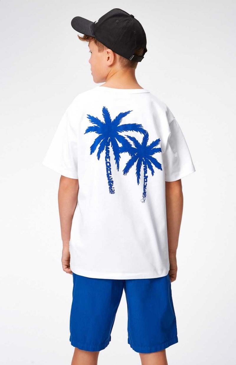 Molo Riley Pojille T Shirts Tops Palmtree Love | FI0000768