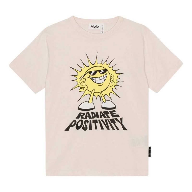 Molo Riley Pojille T Shirts Tops Positive Sun | FI0000818