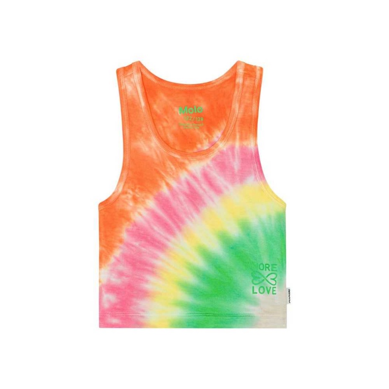 Molo Rippi Tytöille T Shirts Tops Tie Dye Joy | FI0000503