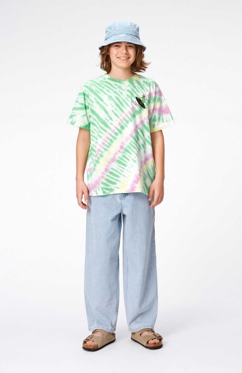 Molo Rodney Pojille T Shirts Tops Green Helio Dye | FI0000816