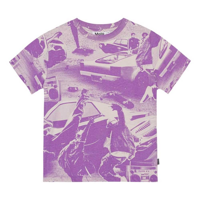 Molo Rodney Pojille T Shirts Tops Street Dance | FI0000843