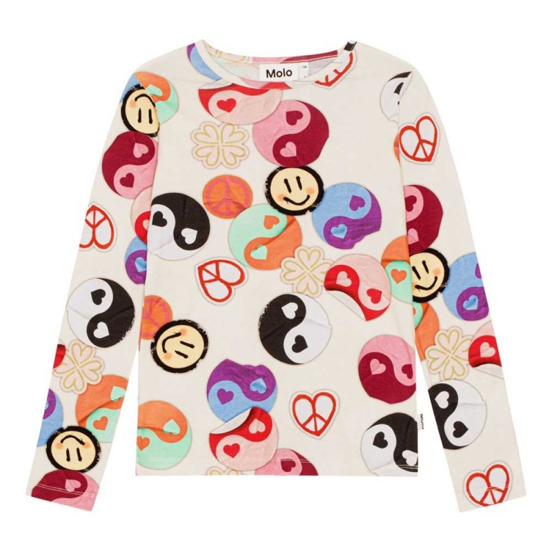 Molo Rose Tytöille T Shirts Tops Yin Yang | FI0000558