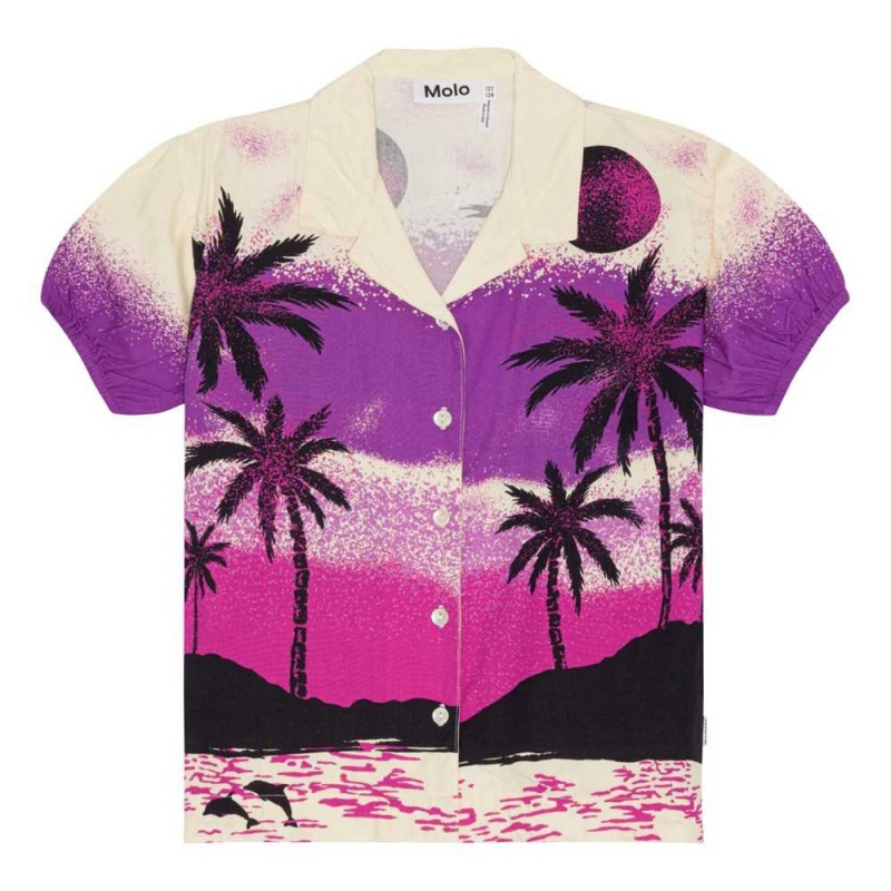 Molo Roses Tytöille Shirts Twillight Island | FI0000382