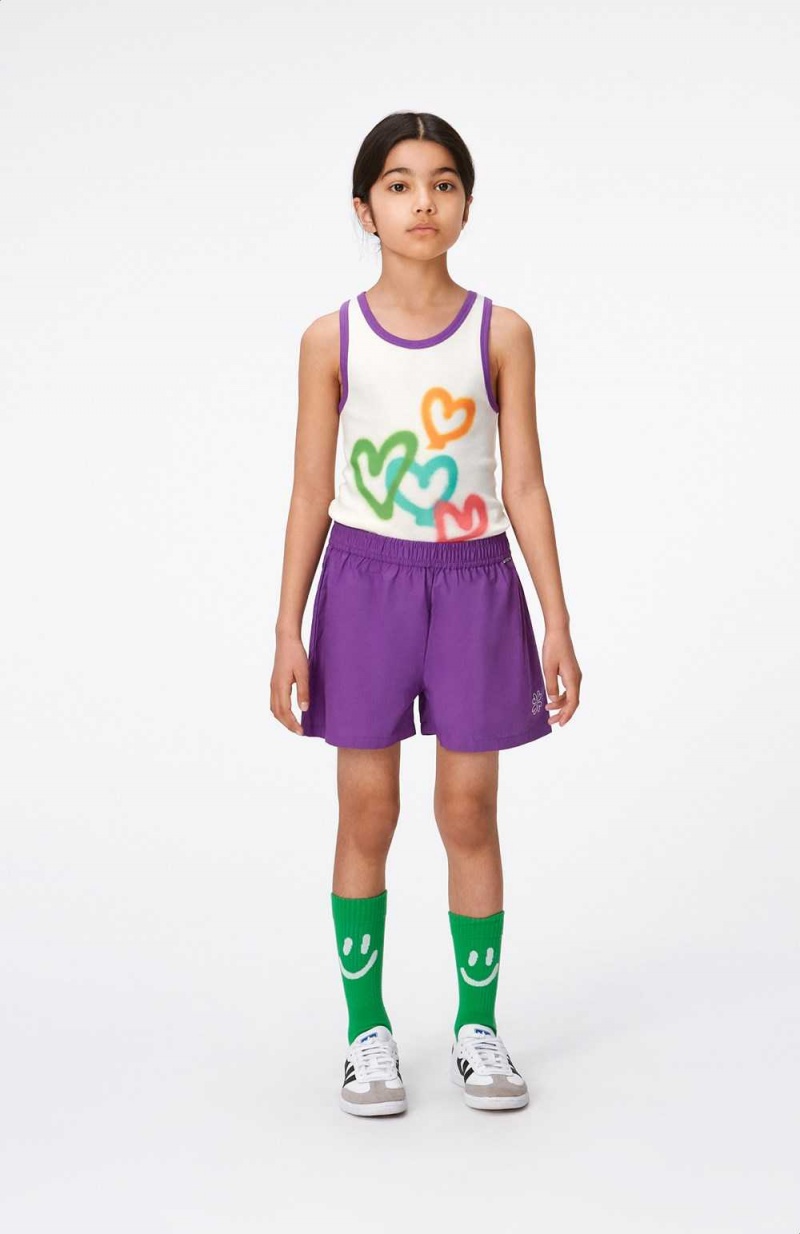 Molo Rosie Tytöille T Shirts Tops Four Hearts | FI0000513