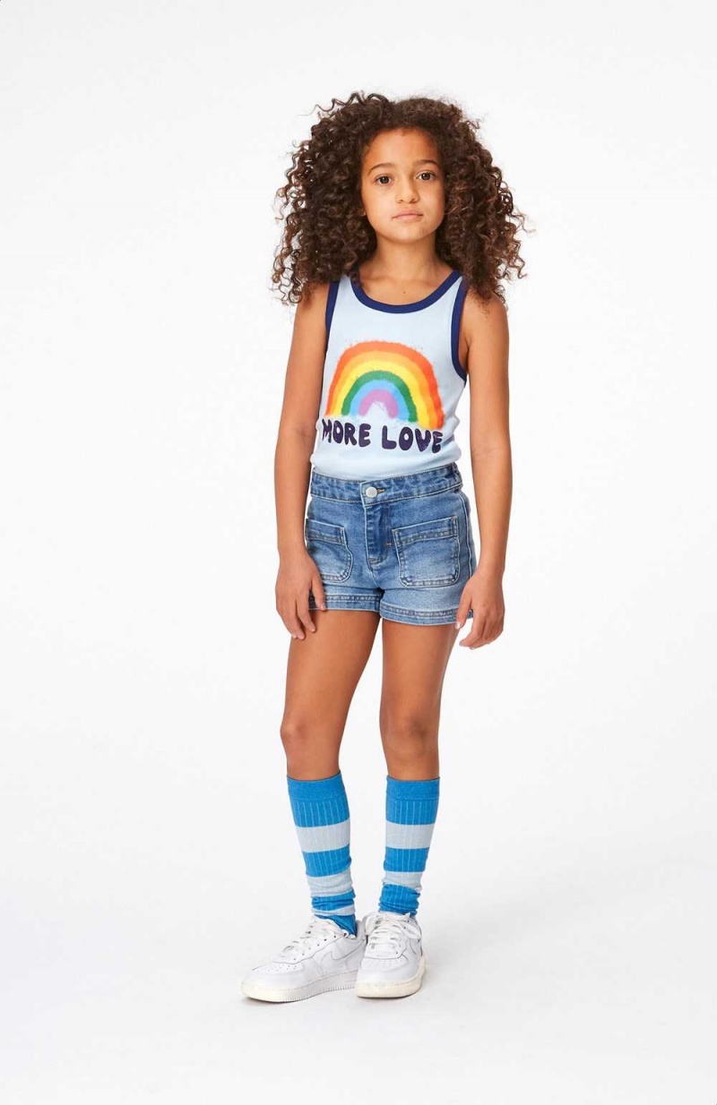 Molo Rosie Tytöille T Shirts Tops Love Rainbow | FI0000549