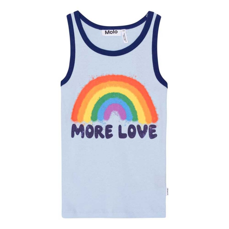 Molo Rosie Tytöille T Shirts Tops Love Rainbow | FI0000549