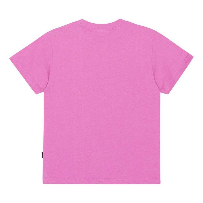 Molo Roxo Pojille T Shirts Tops Purple Pink | FI0000784