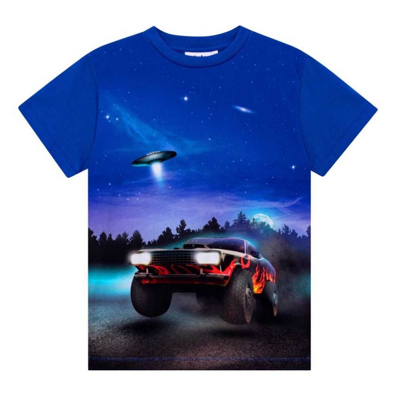 Molo Roxo Pojille T Shirts Tops UFO And Car | FI0000844