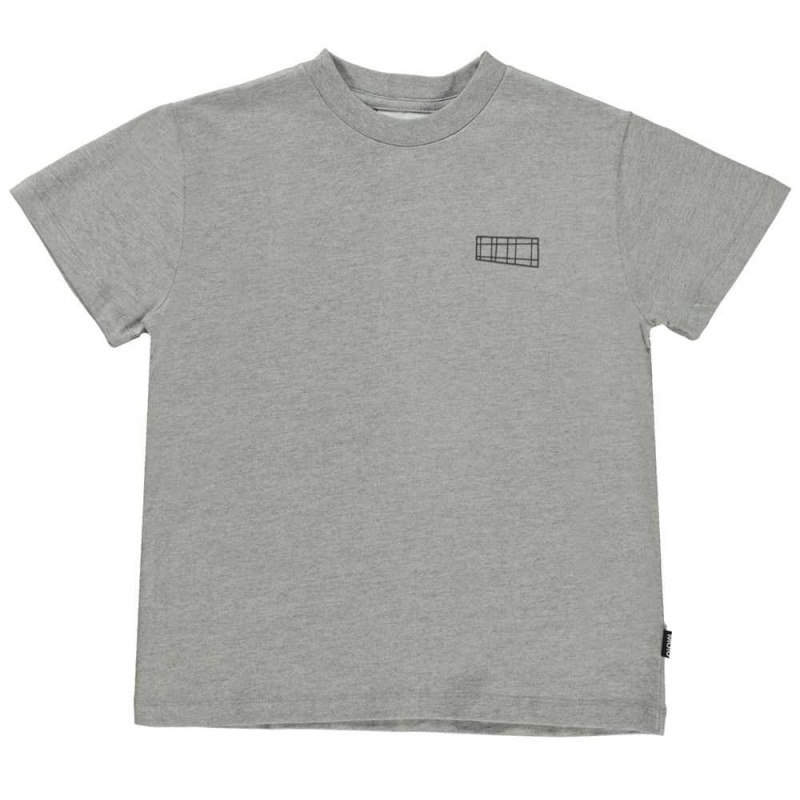 Molo Roxo Tytöille T Shirts Tops Grey Melange | FI0000596