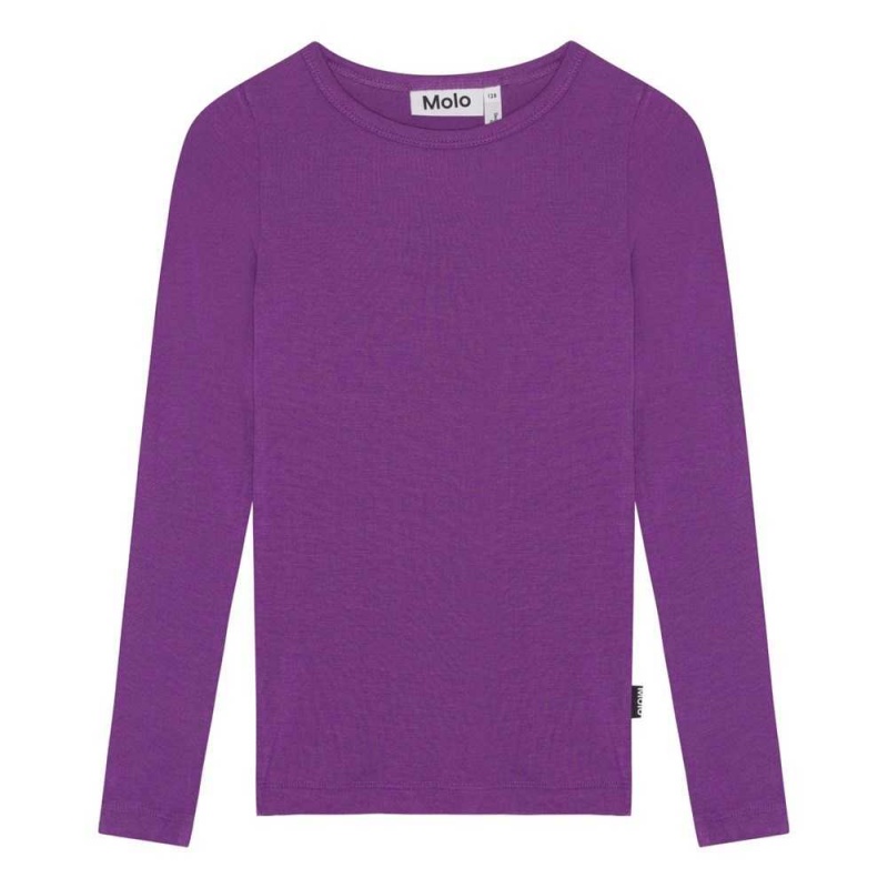 Molo Ruana Tytöille T Shirts Tops Purple Dusk | FI0000589