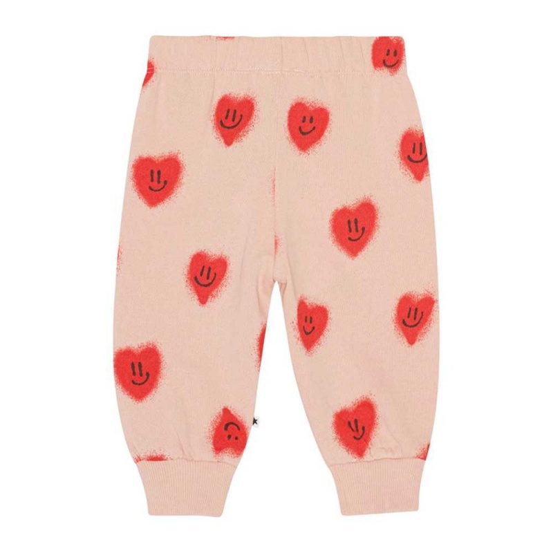 Molo Simeon Tytöille Pants Jeans Red Hearts | FI0001385